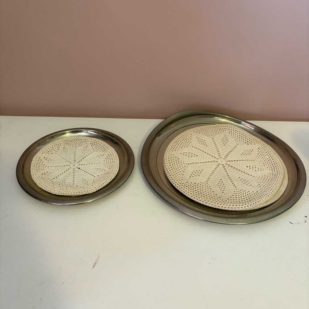 Woodbury Pewterers Platters